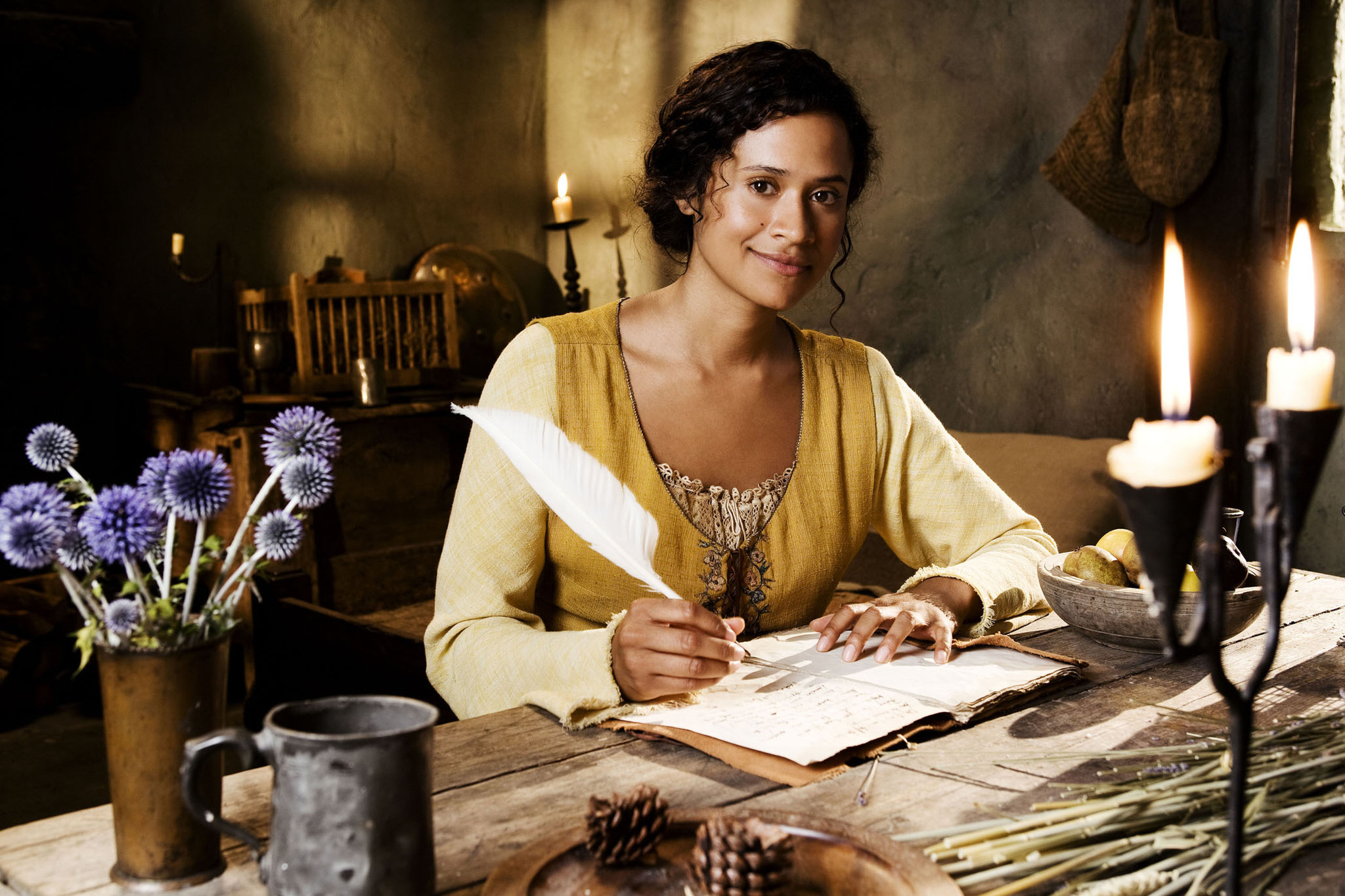 Still of Angel Coulby in Merlin (2008)