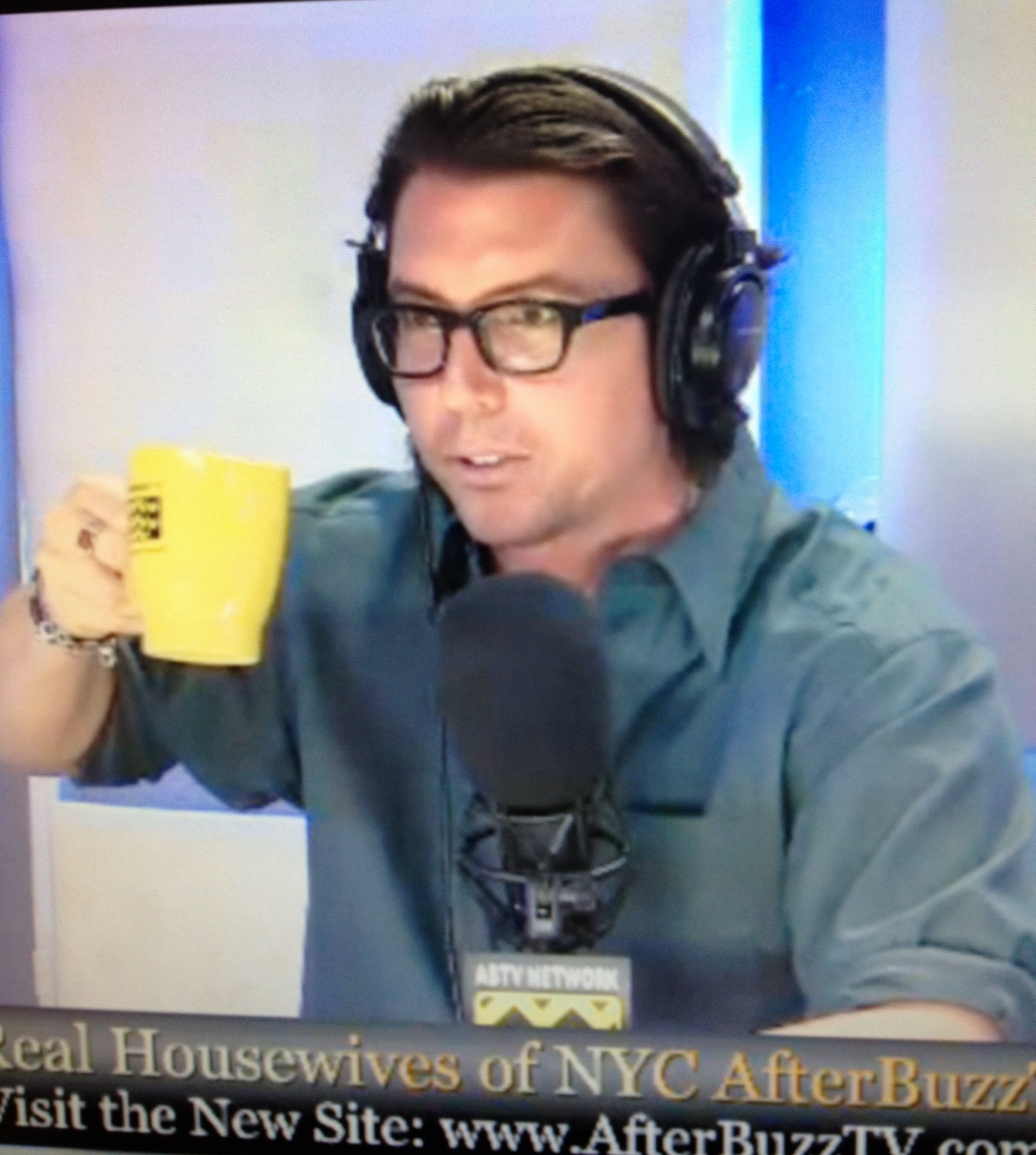 Still of Yerman Gur on AfterBuzz TV's Real Housewives of New York City After Show