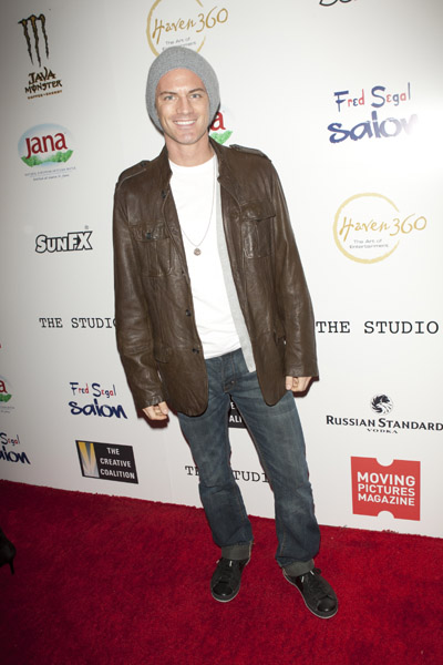 R. Brandon Johnson attends 360Haven's Pre-Oscar Awards Weekend Event at the Andaz Hotel in West Hollywood...