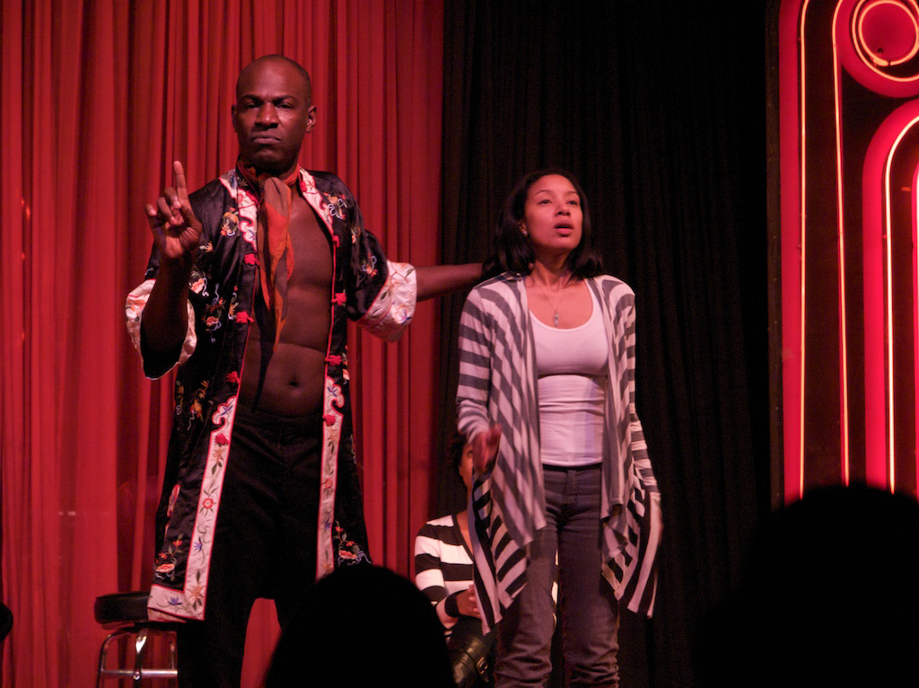 Alem Sapp and Tiffany Thomas of Slow Children Crossing at The Comedy Store