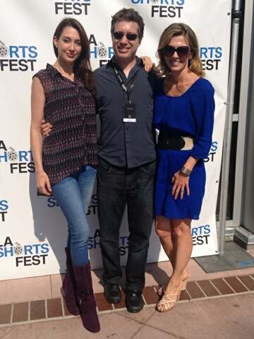30 Love screening with Director Richard Stark and Co-Star Aubrey Knecht at LA Shorts Fest.