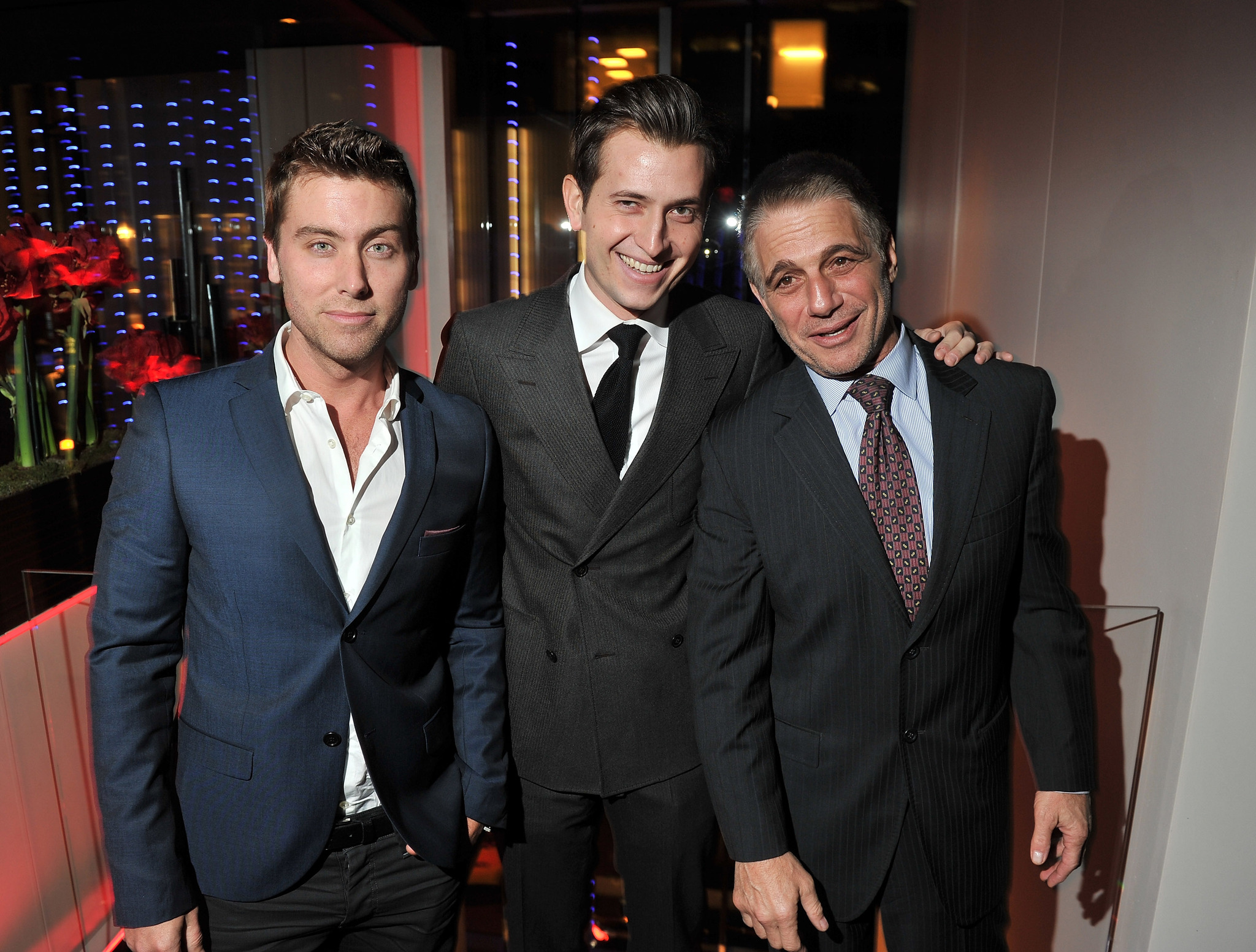 Tony Danza, Lance Bass and Peter Cincotti at event of Albert Nobbs (2011)