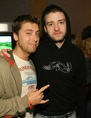 Lance Bass and Justin Timberlake