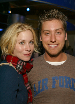 Christina Applegate and Lance Bass