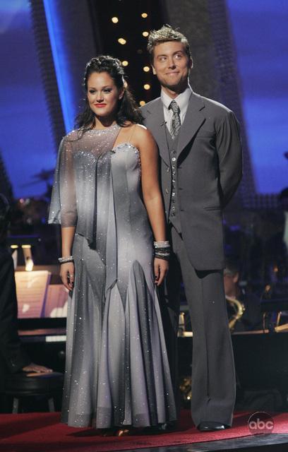 Still of Lance Bass and Lacey Schwimmer in Dancing with the Stars (2005)