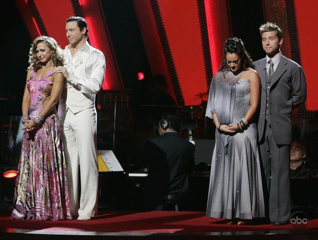 Still of Lance Bass and Lacey Schwimmer in Dancing with the Stars (2005)