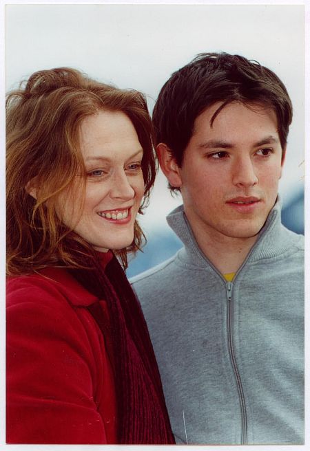 Sarah Pratt and Gilles Guillain at Luchon International Film Festival 2002