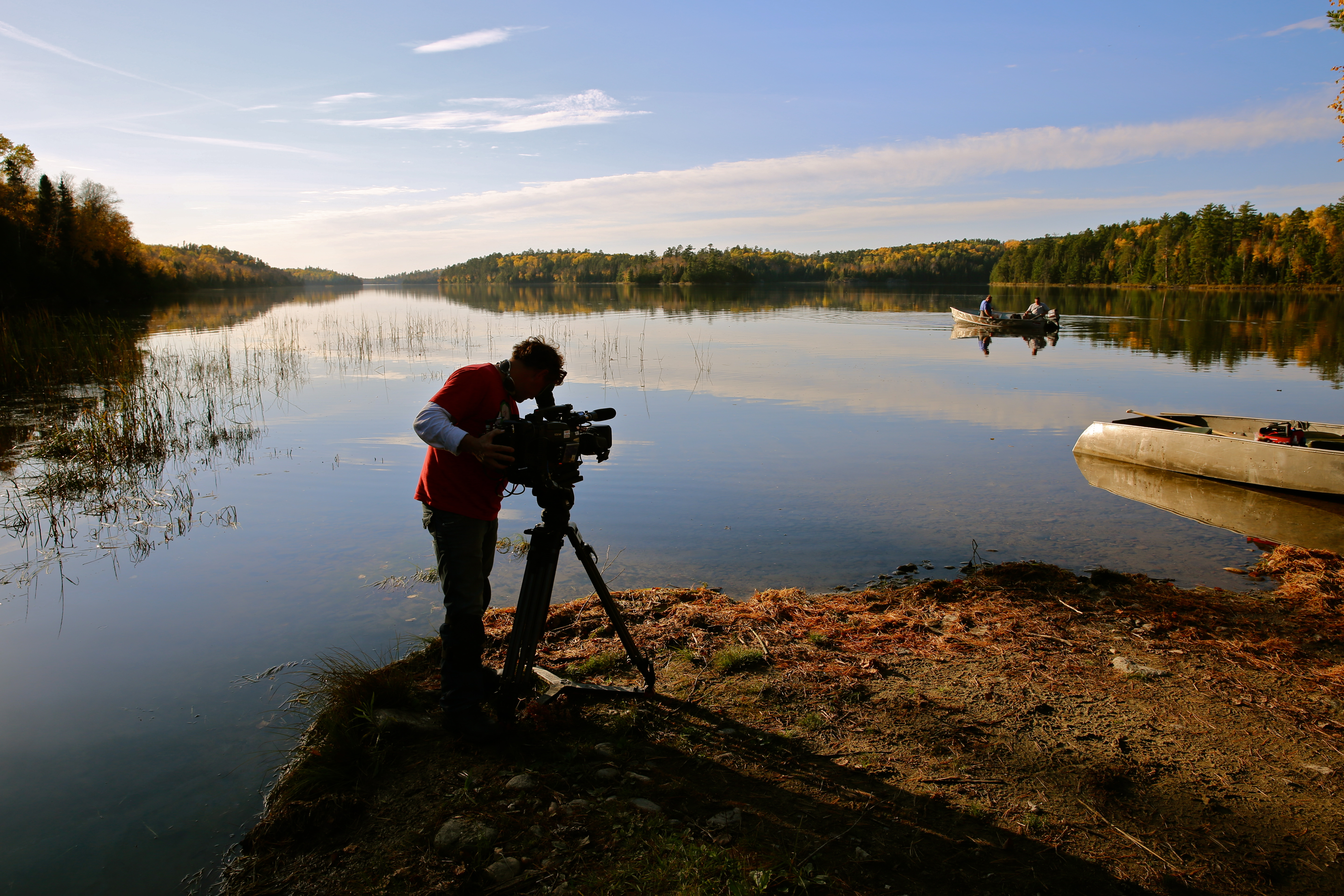 Finally getting to shoot a fishing scene. Fool's Gold/Northern Ontario