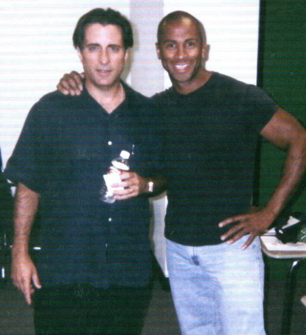 Julian and Andy Garcia at the Los Angeles Film School.