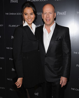 Bruce Willis and Emma Heming at event of Flawless (2007)
