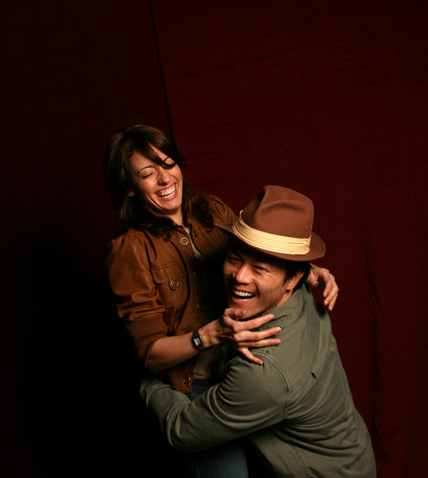 WEST LIANG and BREE MICHAEL WARNER, publicity for BEAUTIFUL THINGS, Los Angeles.