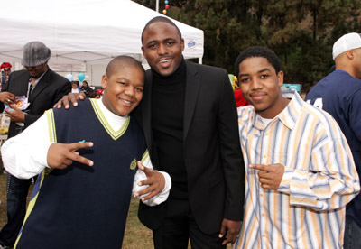 Wayne Brady, Kyle Massey and Christopher Massey