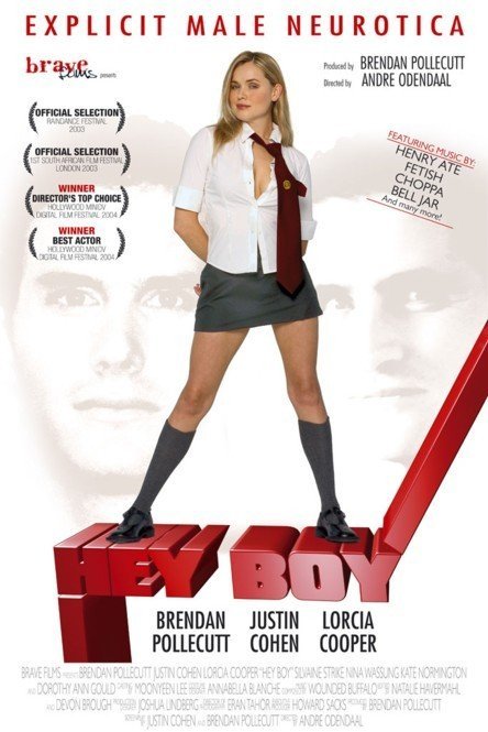 Brendan Pollecutt, Nina Wassung and Justin Cohen in Hey Boy (2003)