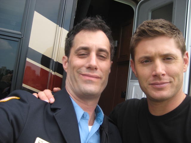 Justin Reinsilber and Jensen Ackles - Supernatural