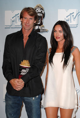 Michael Bay and Megan Fox at event of 2008 MTV Movie Awards (2008)