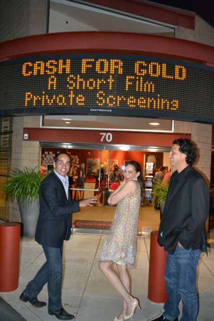 Cash for Gold stars Navid Negahban and Deborah Puette with director Robert Enriquez.