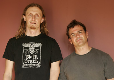 Sam Dunn and Scot McFadyen at event of Metal: A Headbanger's Journey (2005)