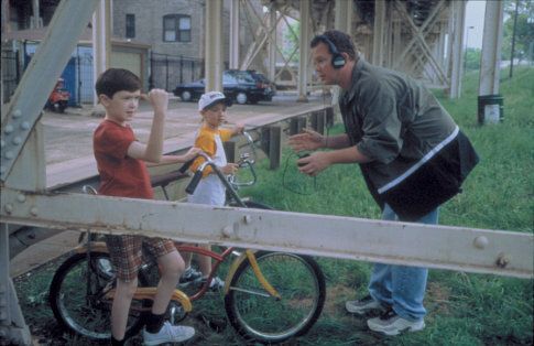 Adi Stein, Mike Weinberg and director Pete Jones on location for STOLEN SUMMER