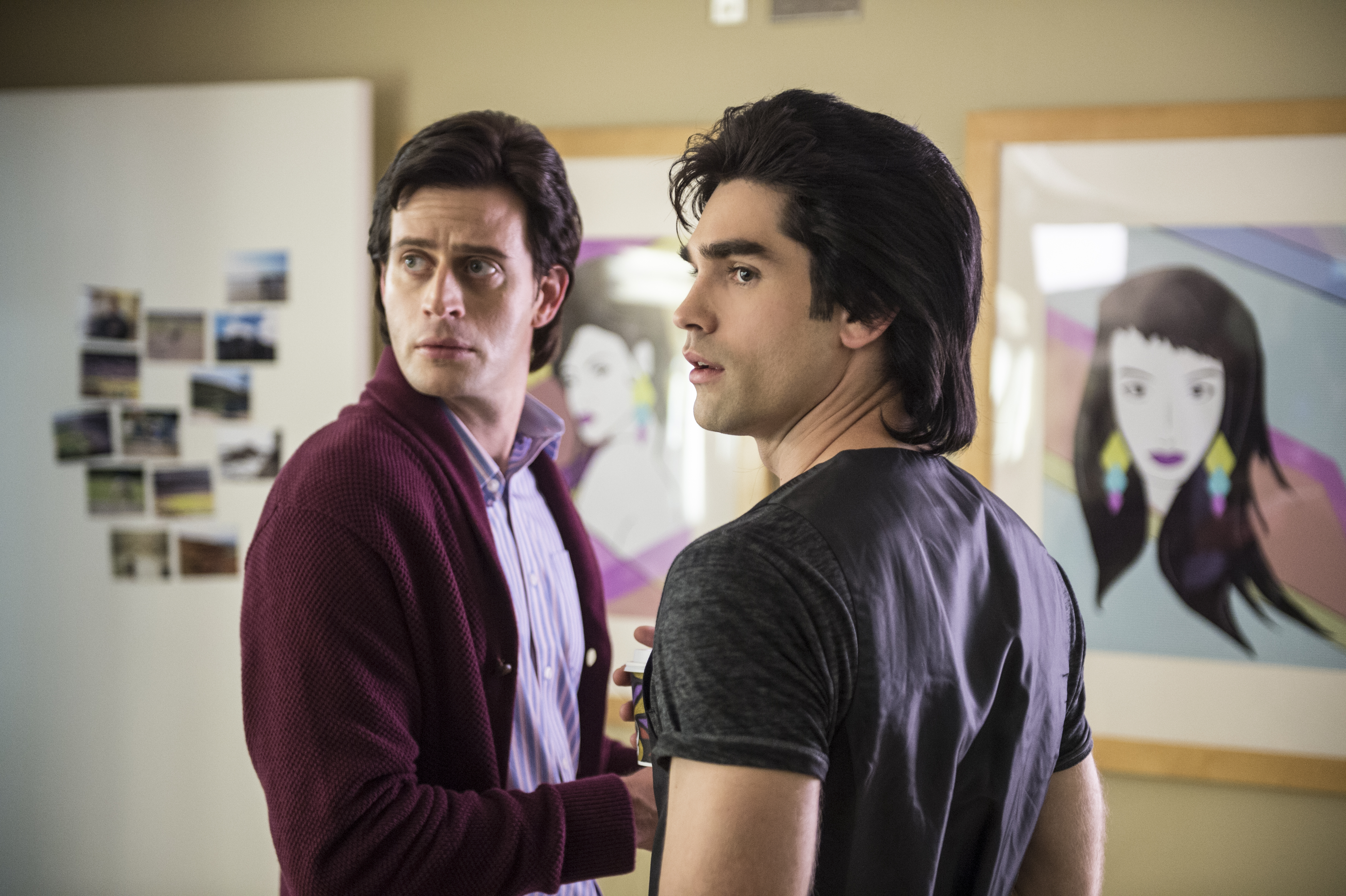 Still of Garrett Brawith and Justin Gaston in The Unauthorized Full House Story (2015)