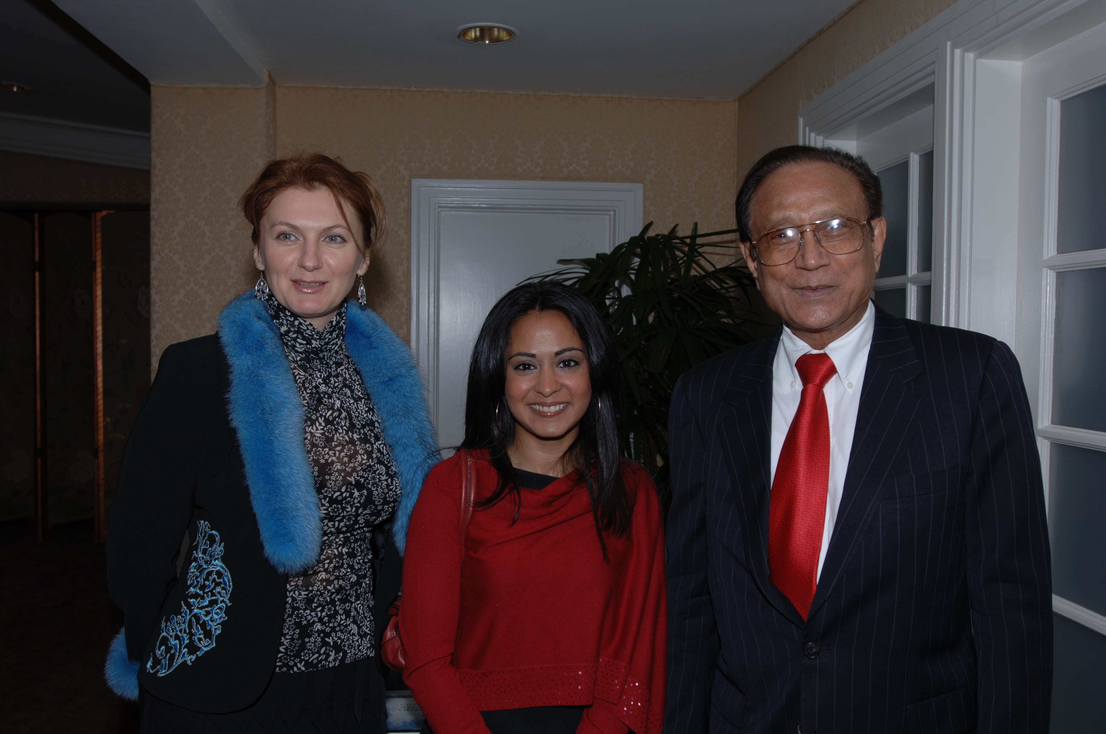 Tatiana Chekhova, Parminder Nagra and Dr. Mani Bhaumik.