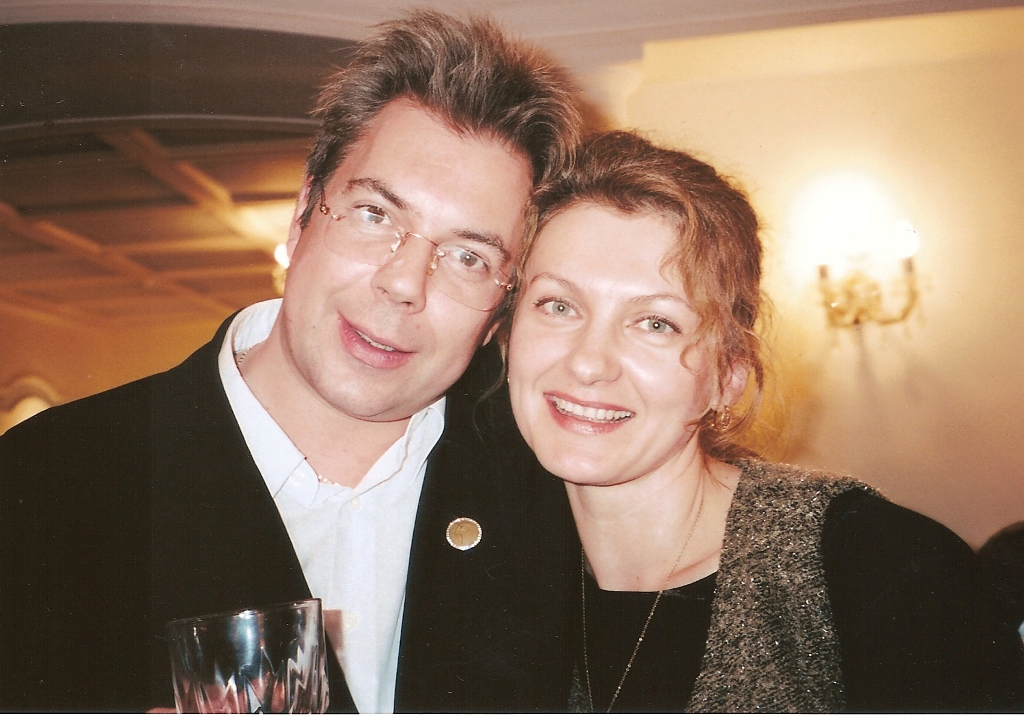 Tatiana Chekhova and Russian film, theater actor Vlad Demchenko.