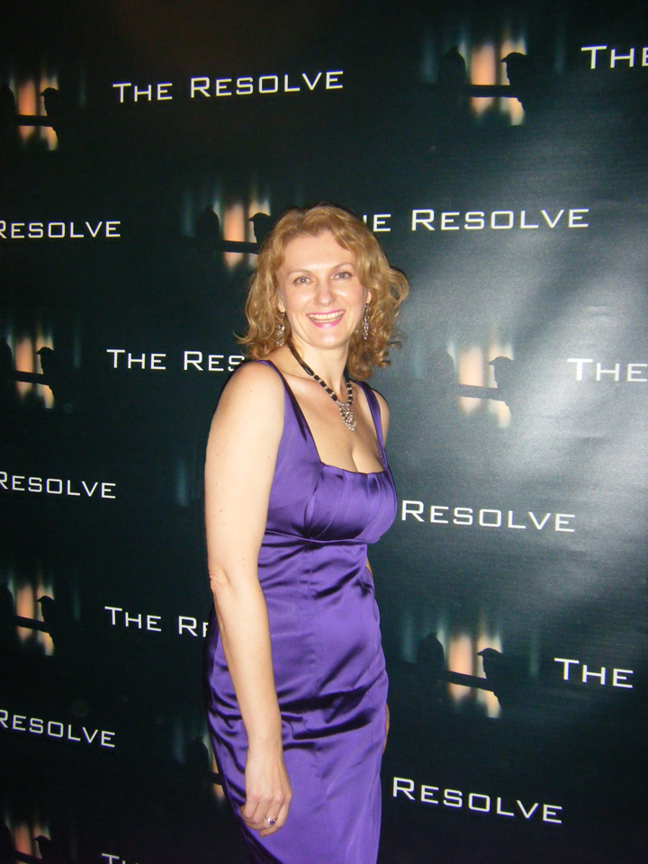 At the premier of Resolve