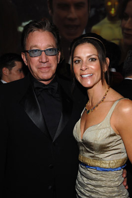 Tim Allen and Jane Hajduk at event of The 80th Annual Academy Awards (2008)