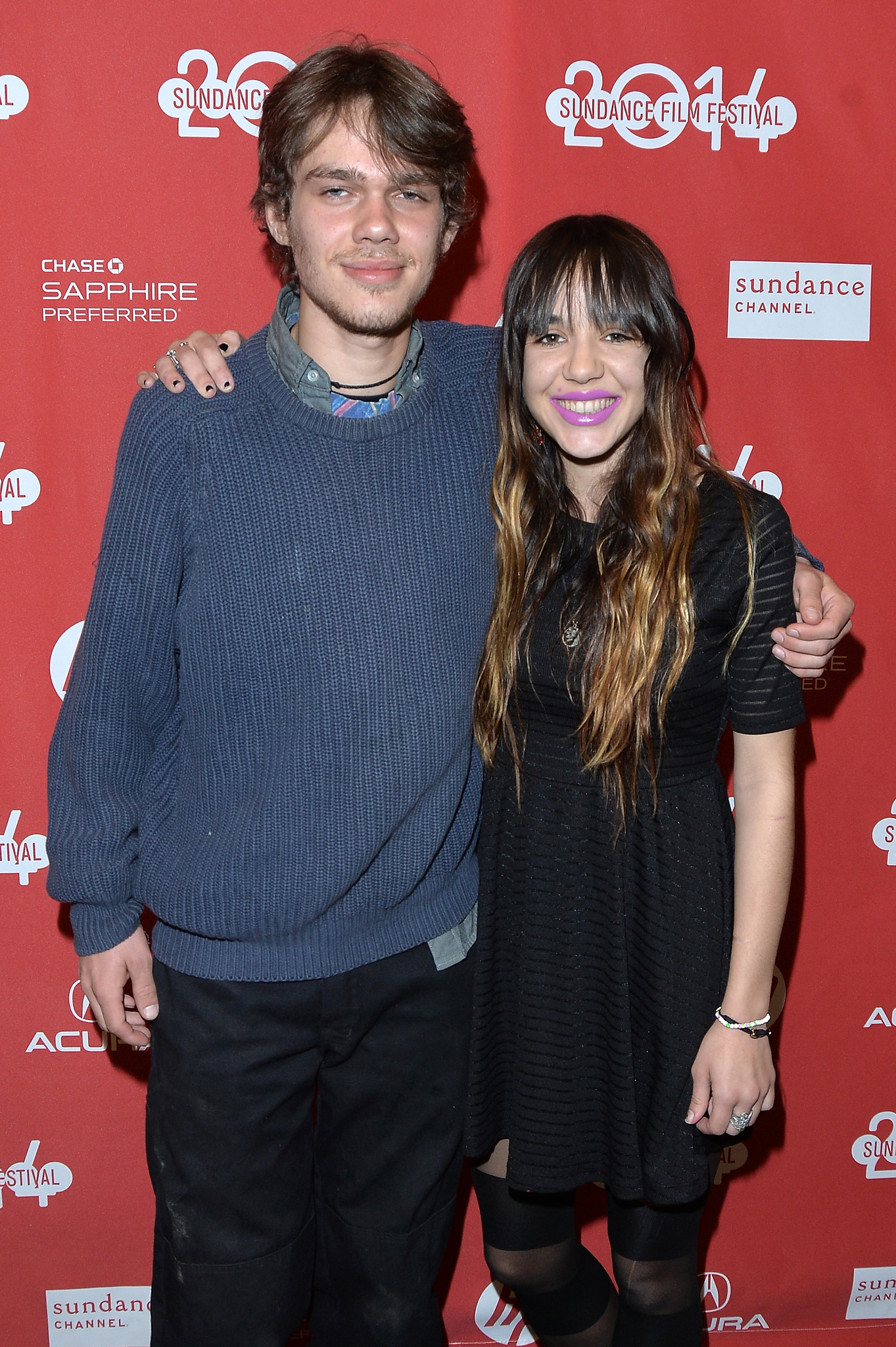 Lorelei Linklater and Ellar Coltrane at event of Vaikyste (2014)
