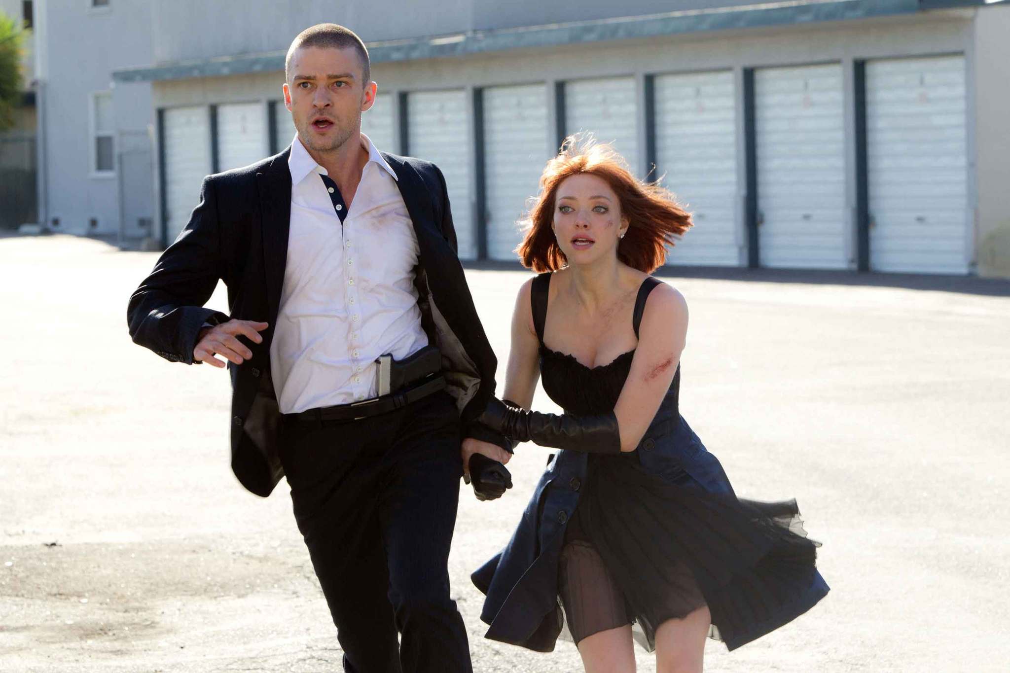 Still of Justin Timberlake and Amanda Seyfried in Ikalinti laike (2011)