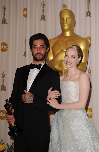 Amanda Seyfried and Ryan Bingham at event of The 82nd Annual Academy Awards (2010)