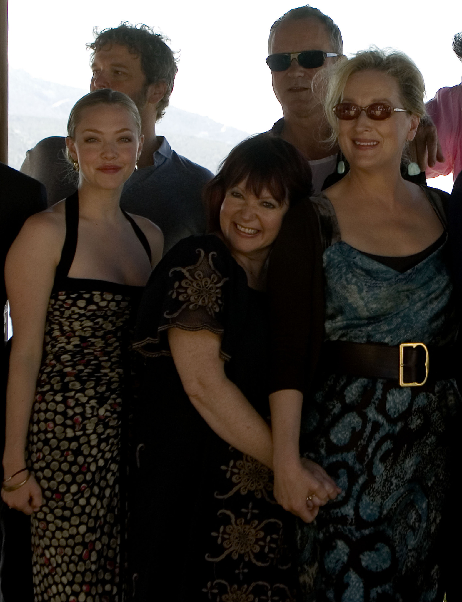 Colin Firth, Meryl Streep, Catherine Johnson and Amanda Seyfried at event of Mamma Mia! (2008)