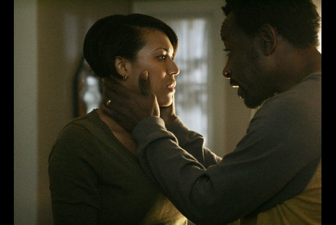 Still of Lennie James and April Parker-Jones in Dzerikas (2006)