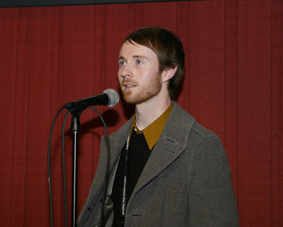 Aaron Ruell at event of New York Doll (2005)