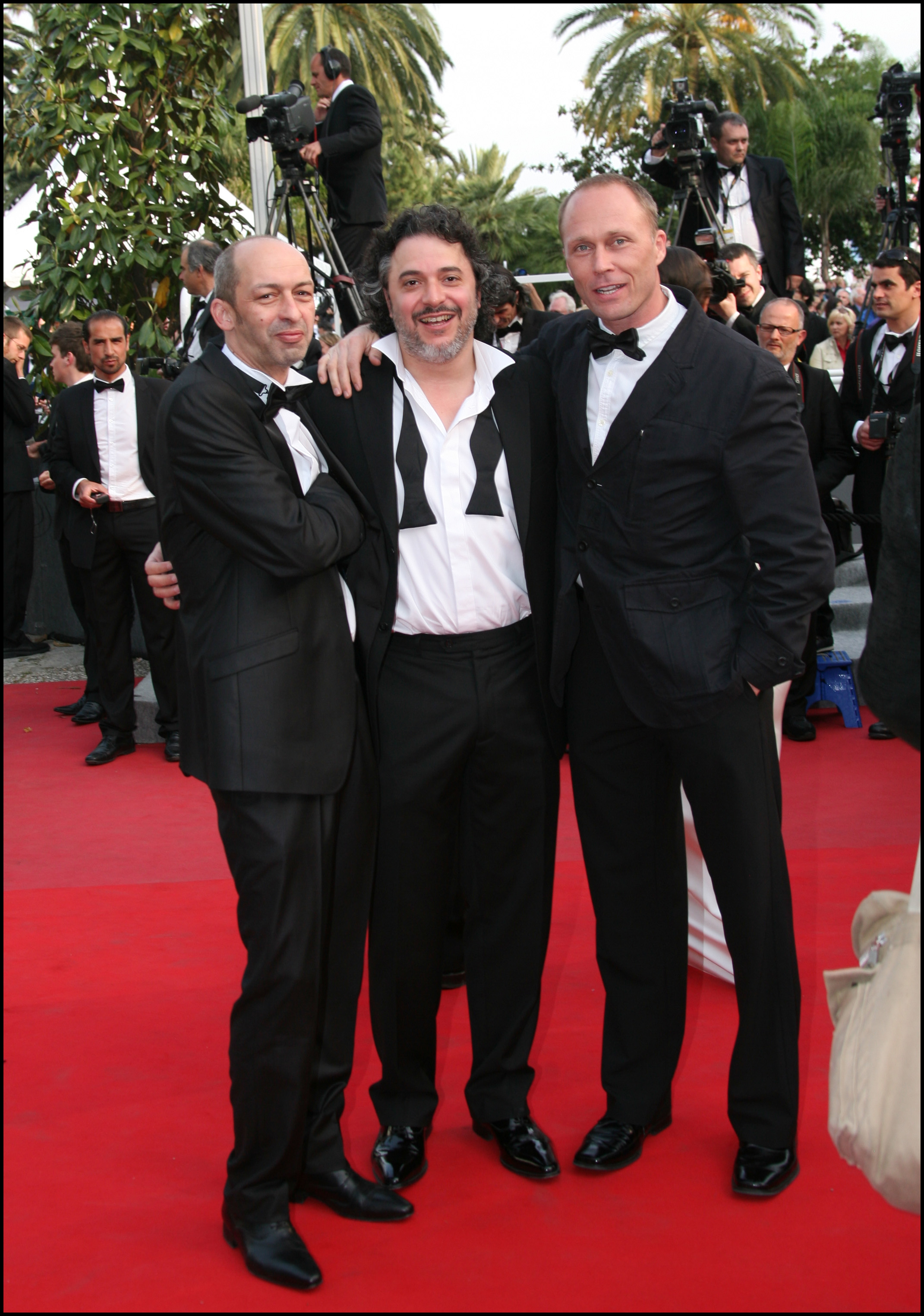 Jim Houck with director Yoel Dahan (center) and Francois Lecoq (left) at the 63rd Cannes Film Festival.