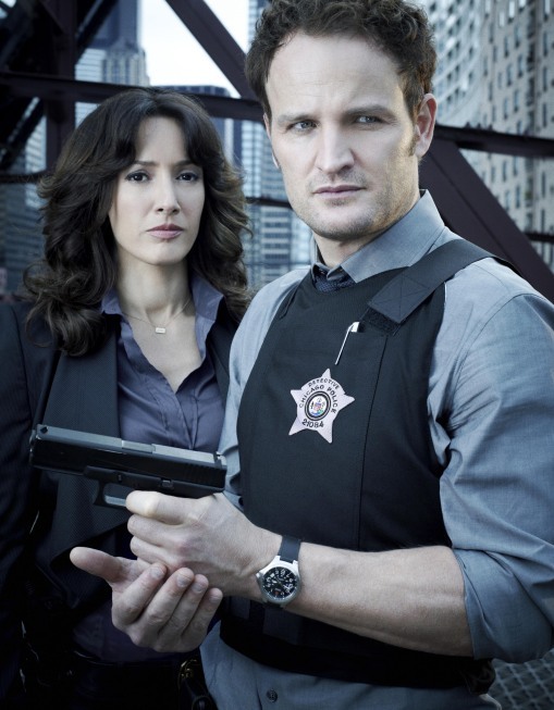 Still of Jennifer Beals and Jason Clarke in The Chicago Code (2011)