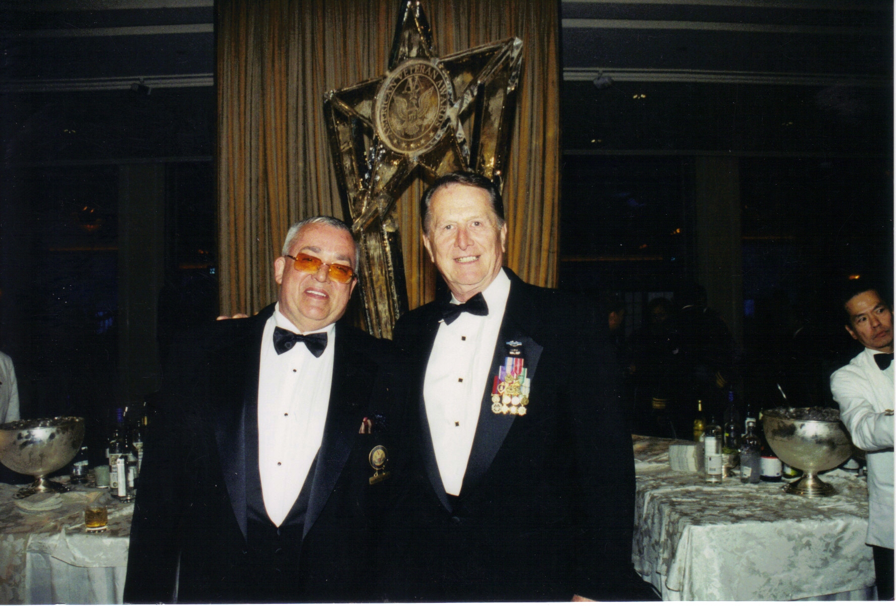 Harry and then-acting Secretary of the Department of Veterans Affairs Herschel Gober
