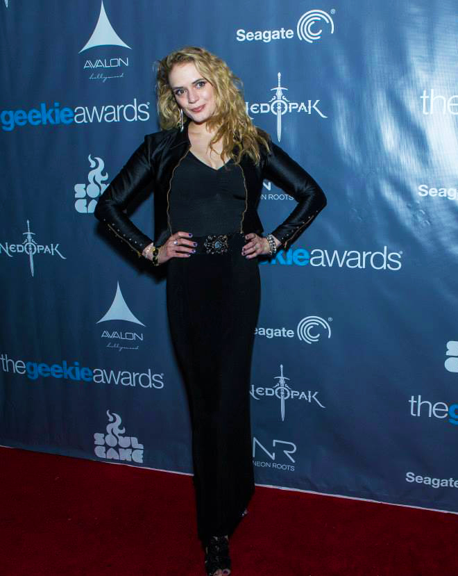 Kipleigh at the 1st Annual Geekie Awards Hollywood, 2013