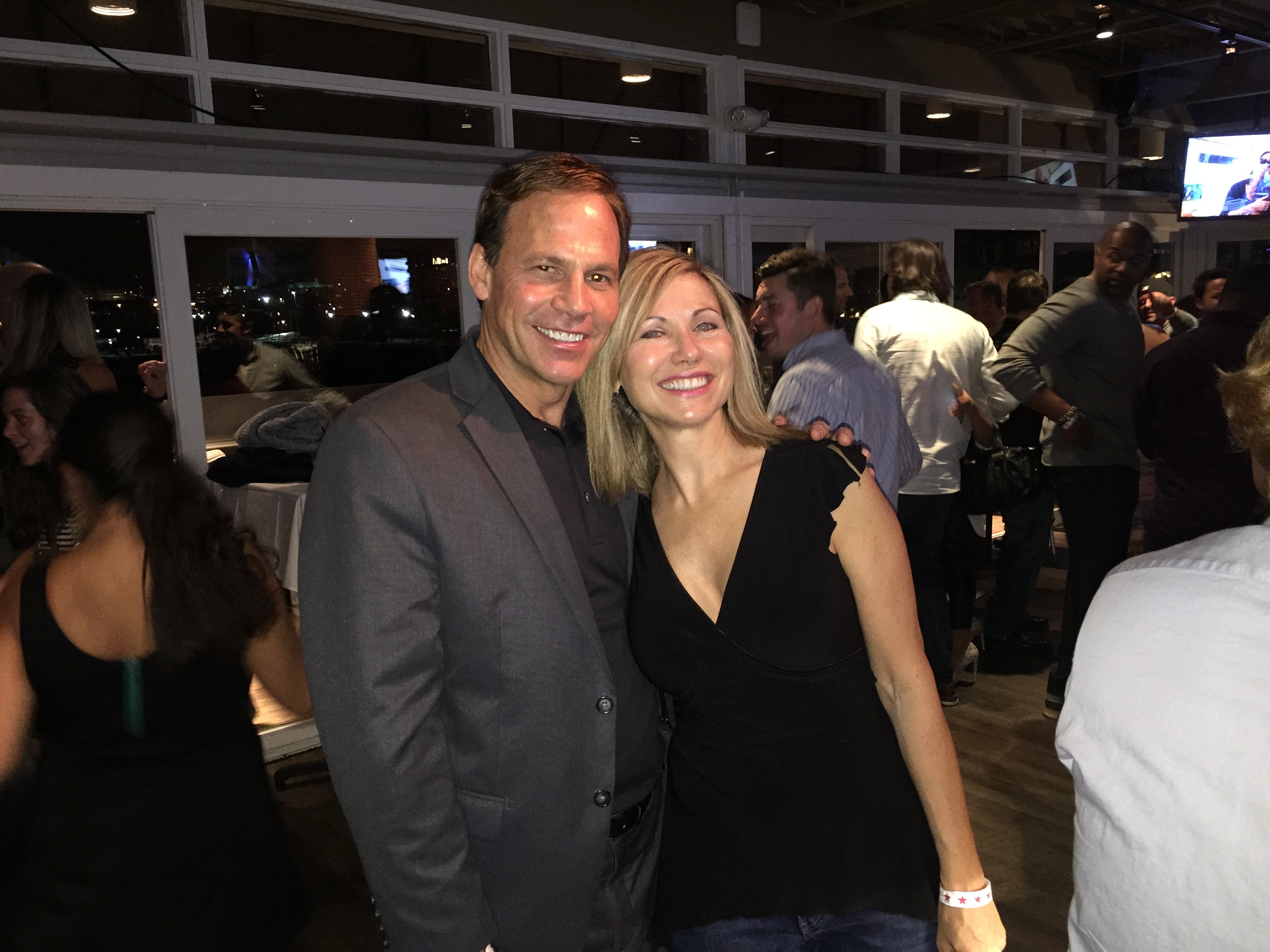 Central Intelligence wrap party with Susan Garibotto, Pier 6 Charestown, Mass. Summer 2015