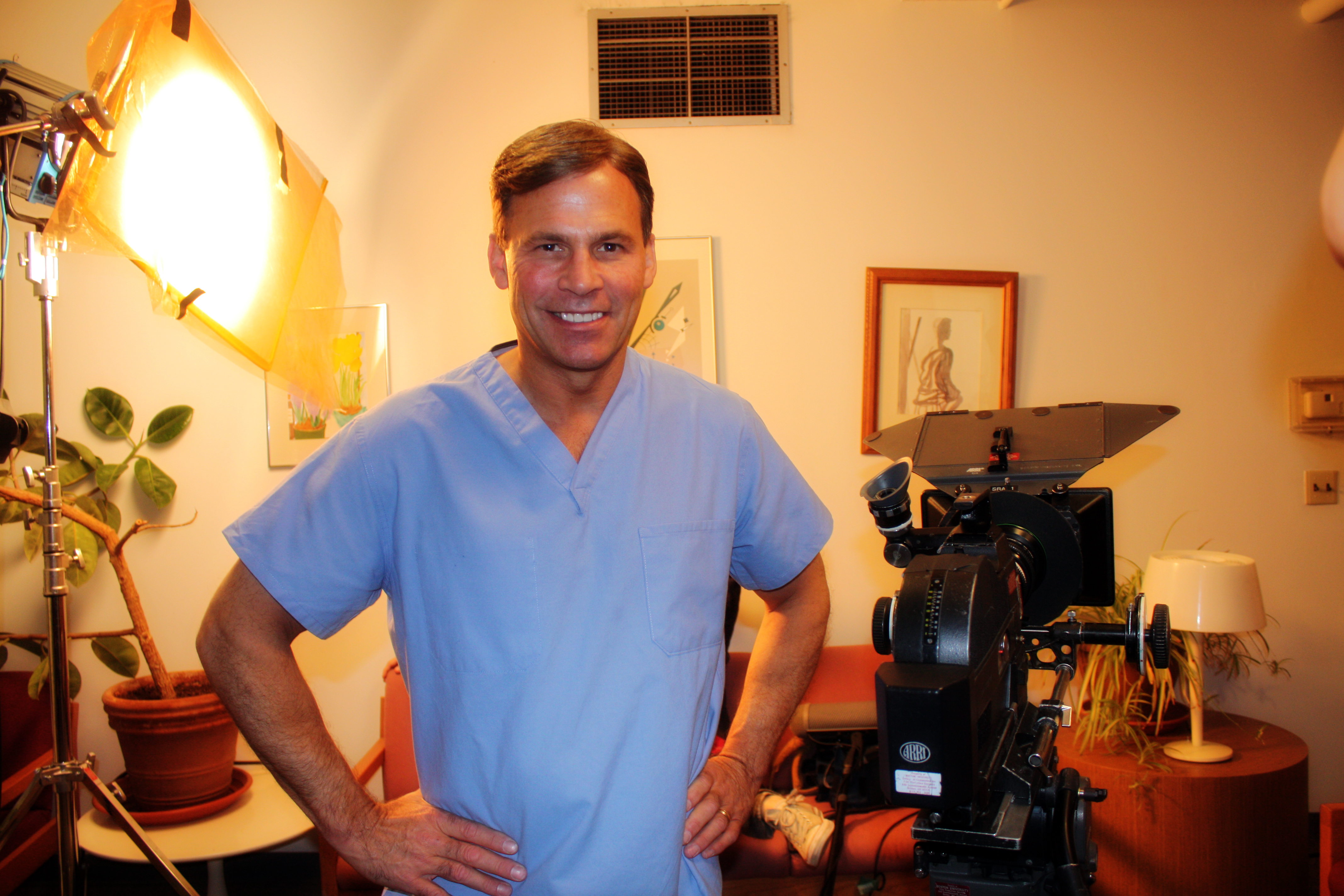 Jeff Corazzini as surgeon in BU film