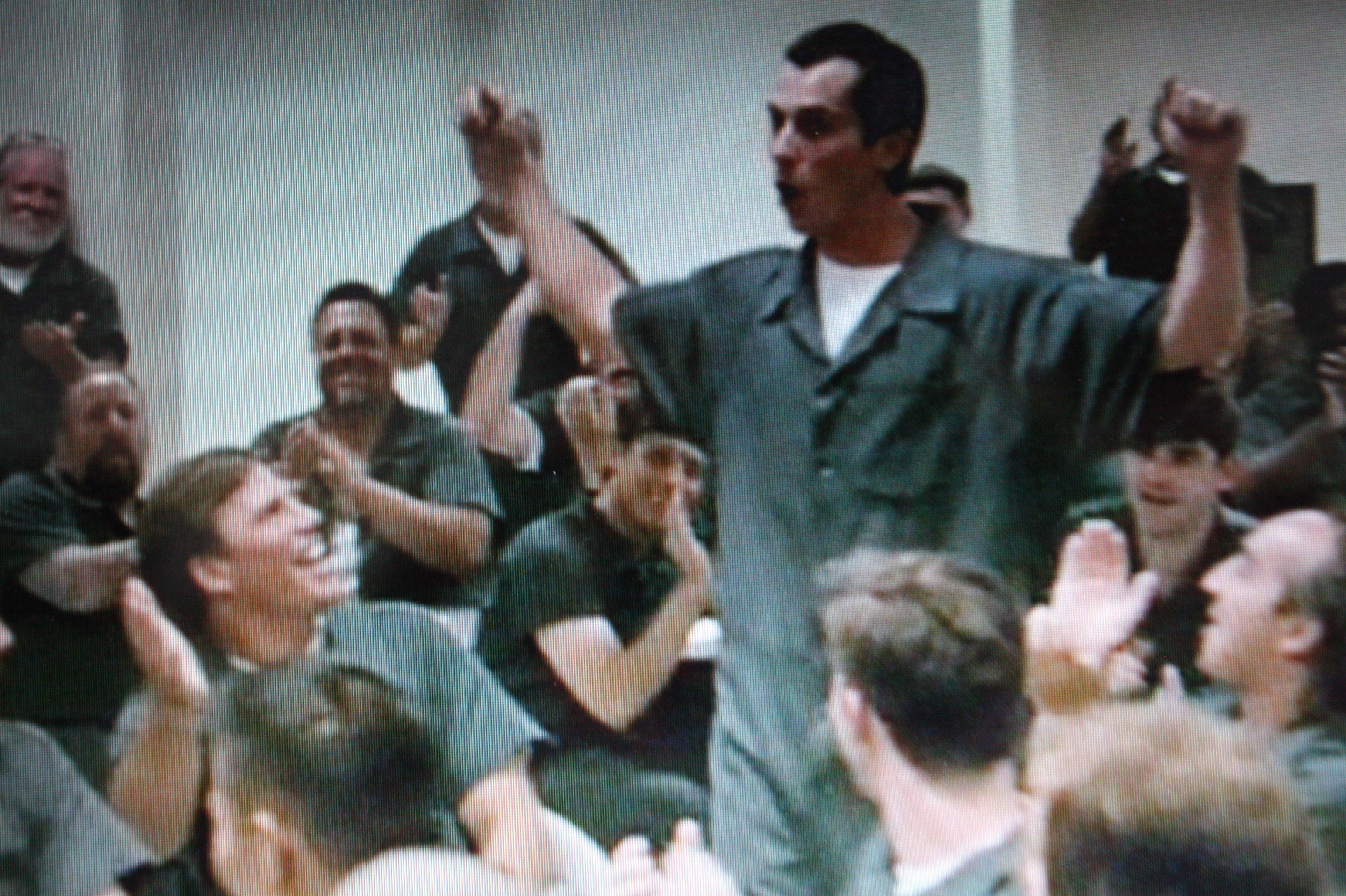 The Fighter Jeff Corazzini and Christian Bale in prison scene