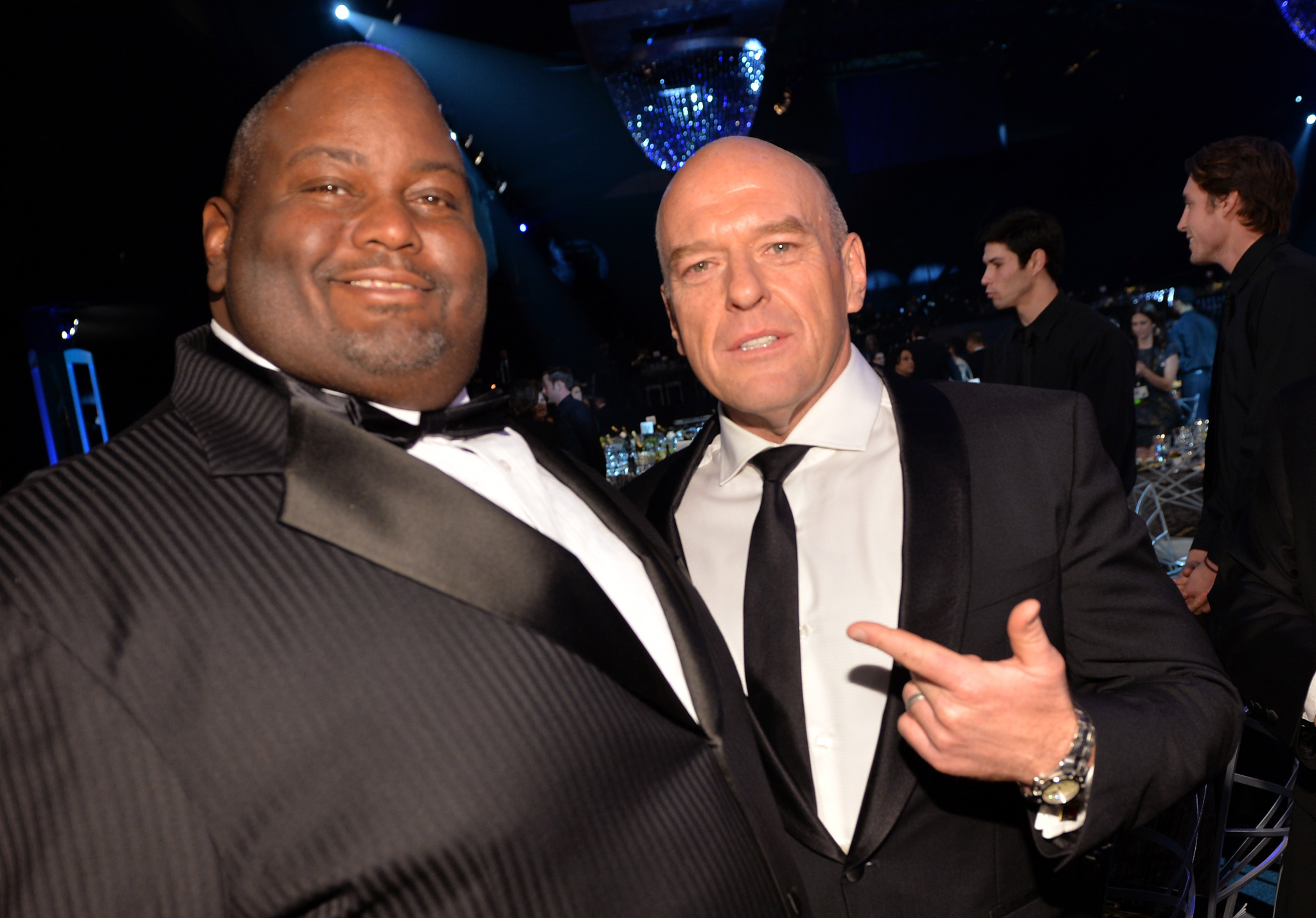 Dean Norris and Lavell Crawford