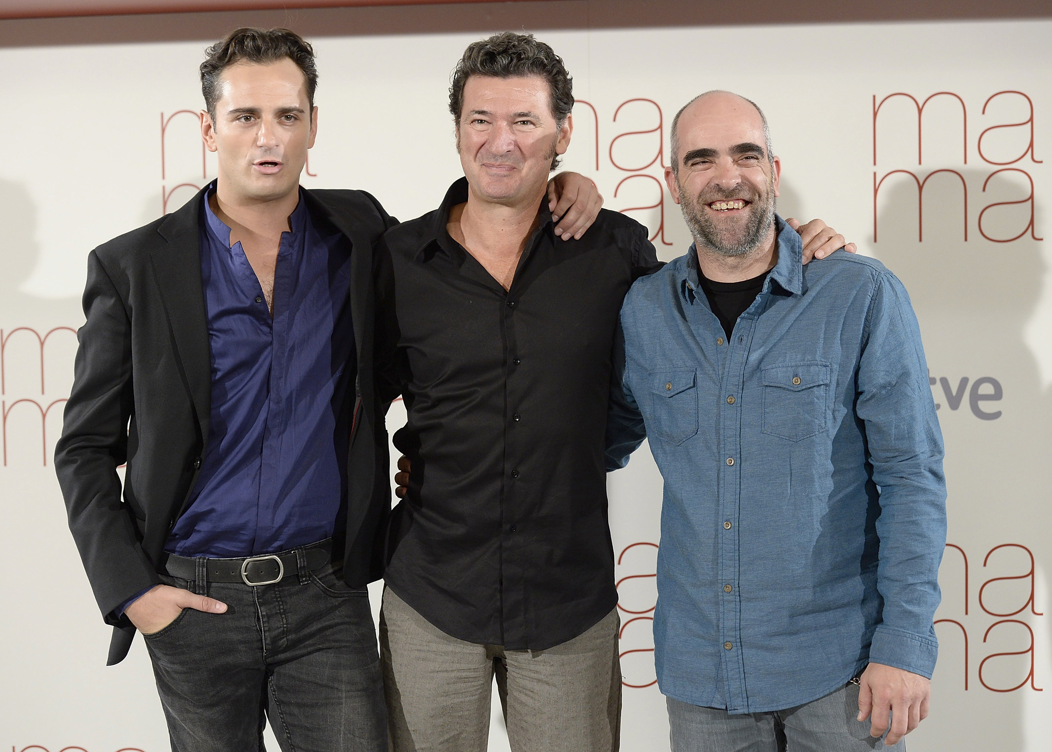 Julio Medem, Luis Tosar and Asier Etxeandia at event of Ma ma (2015)