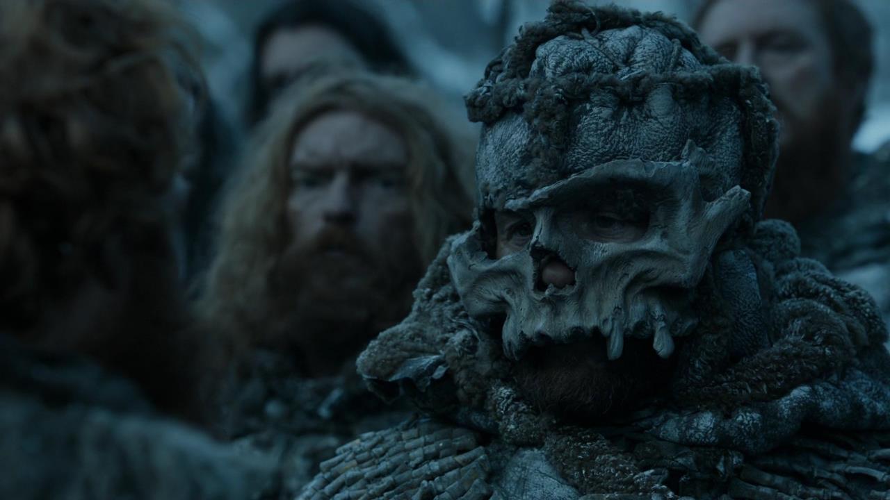 Ross O'Hennessy as Rattleshirt the Lord of Bones Game of Thrones Season 5