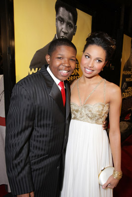 Jurnee Smollett-Bell and Denzel Whitaker at event of The Great Debaters (2007)