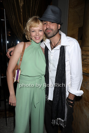 Actors Emily Bergl and George Katt at the 