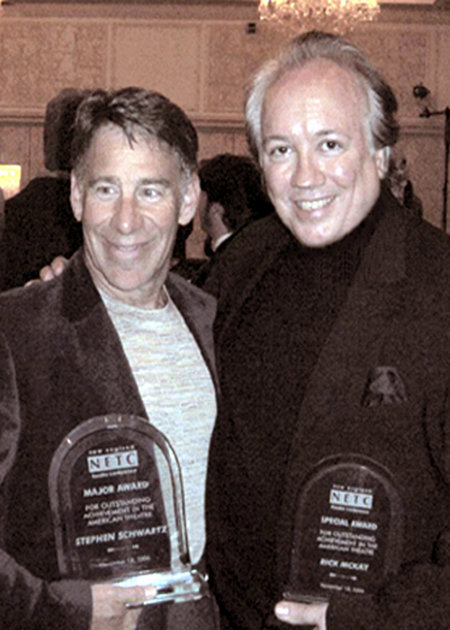 Composer Stephen Schwartz and Filmmaker Rick McKay honored at the New England Theatre Conference for their 