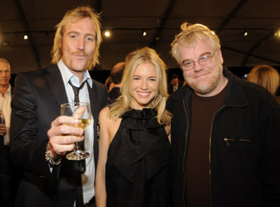 Philip Seymour Hoffman, Rhys Ifans and Sienna Miller