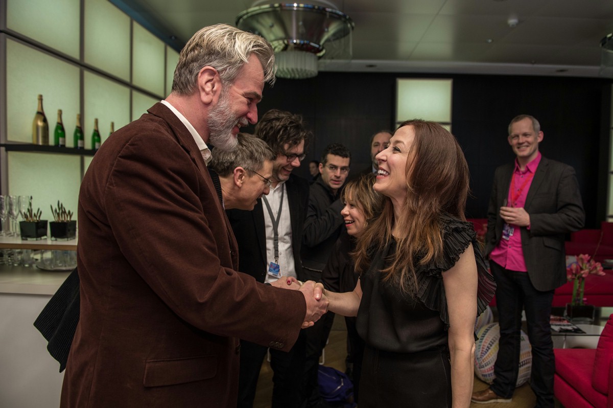 Wieland Speck, Defne Halman Hayatboyu (Lifelong/Lebenslang) Merhaba! The section director welcomes the Turkish actress at the Berlinale VIP Club. Panorama Special Berlinale 2013