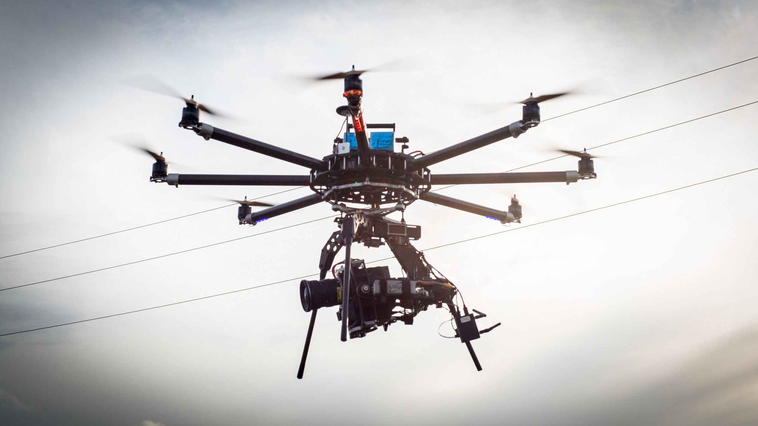 Our Helicam with Red Epic