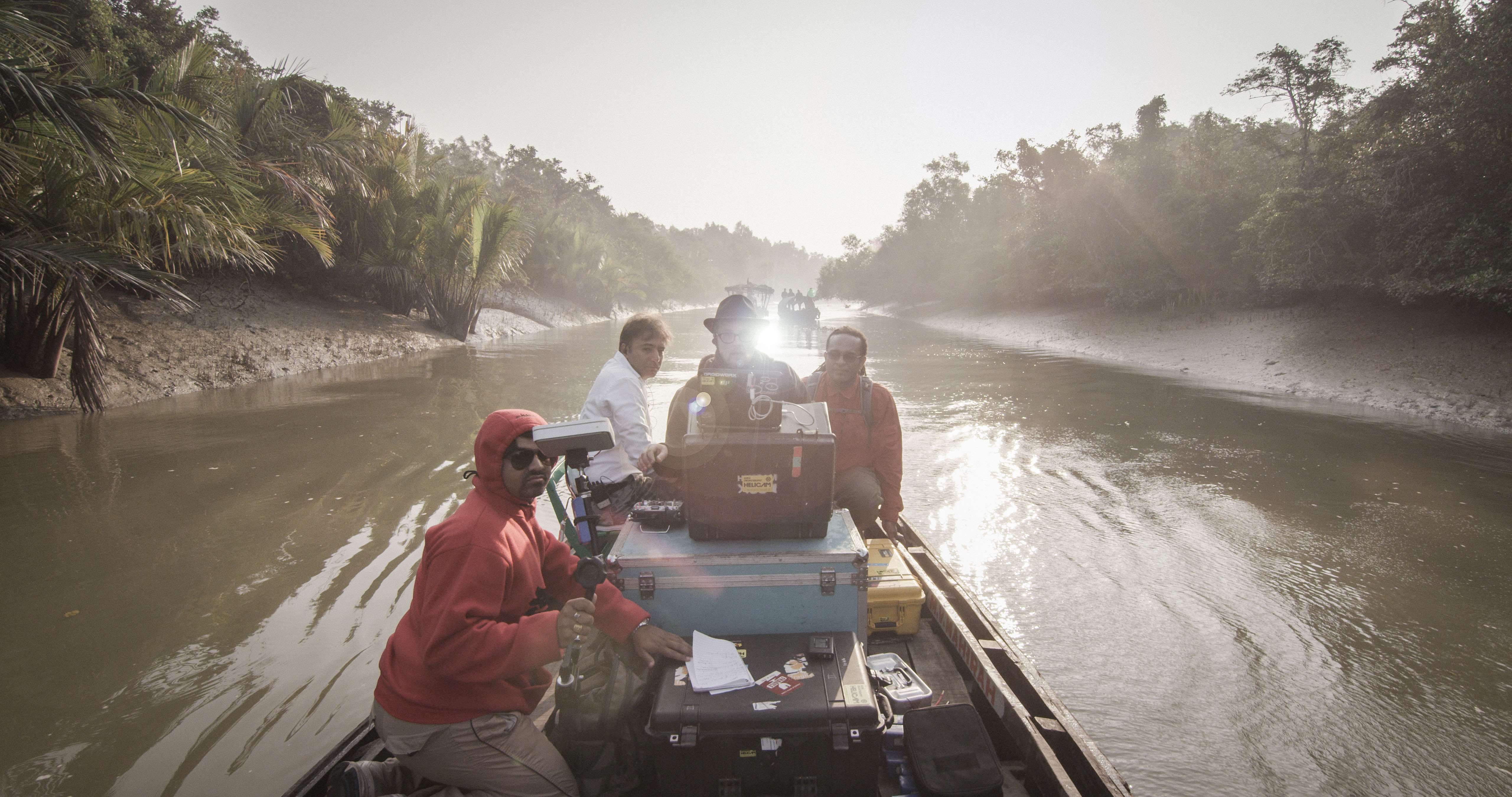 On location in Bangladesh